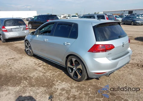 2016 Volkswagen Golf Gti S 4-Door из США, поврежденный, VIN 3VW5T7AU5GM033393
